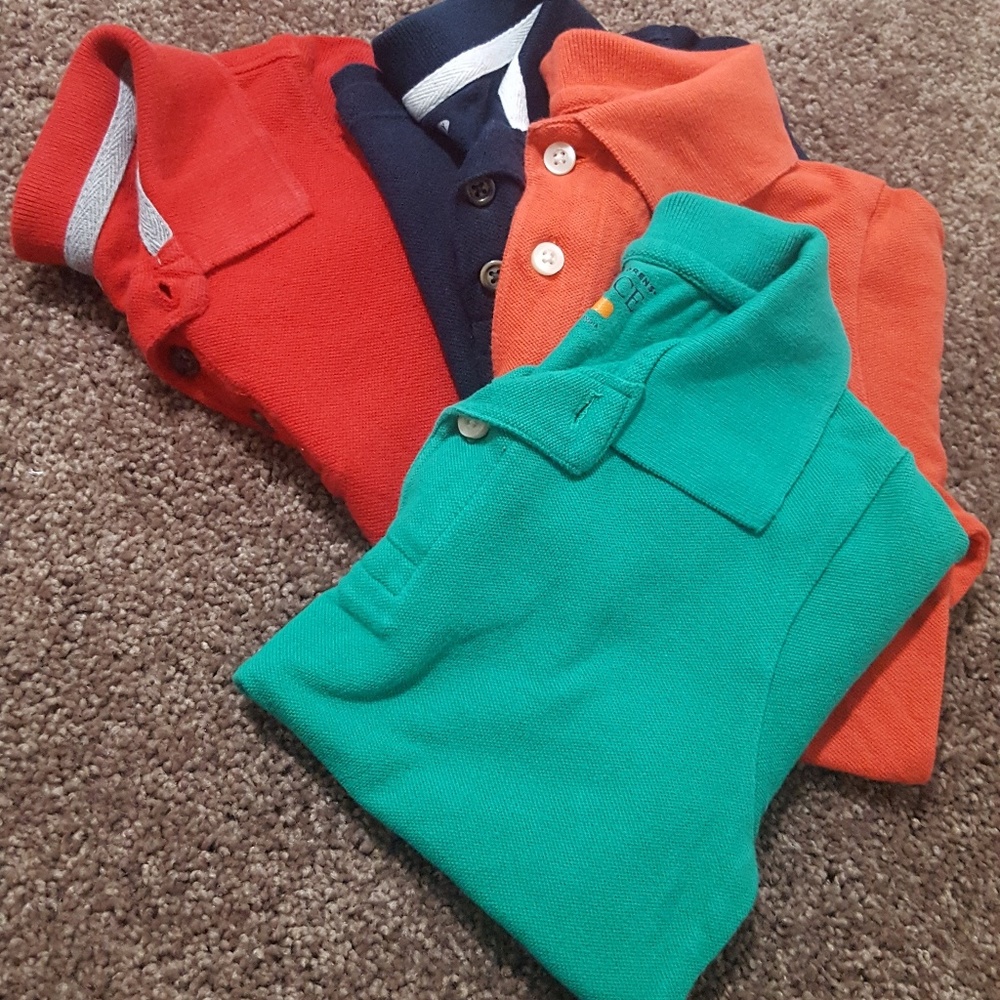 4T boys bundell collar shirts